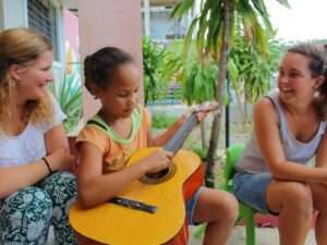 child playing the guitar 1